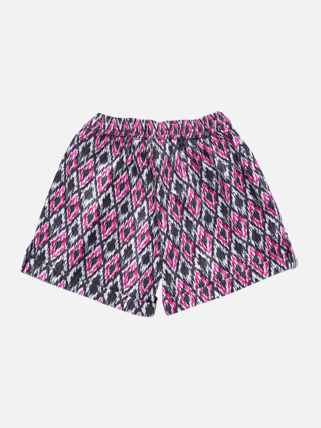 Girls Aztec Top & Shorts Set Regular Fit – Stylish Outfit for Kids – Kids Daywear Sets on Brown Living™. SKU: PG121_1. Img 5.