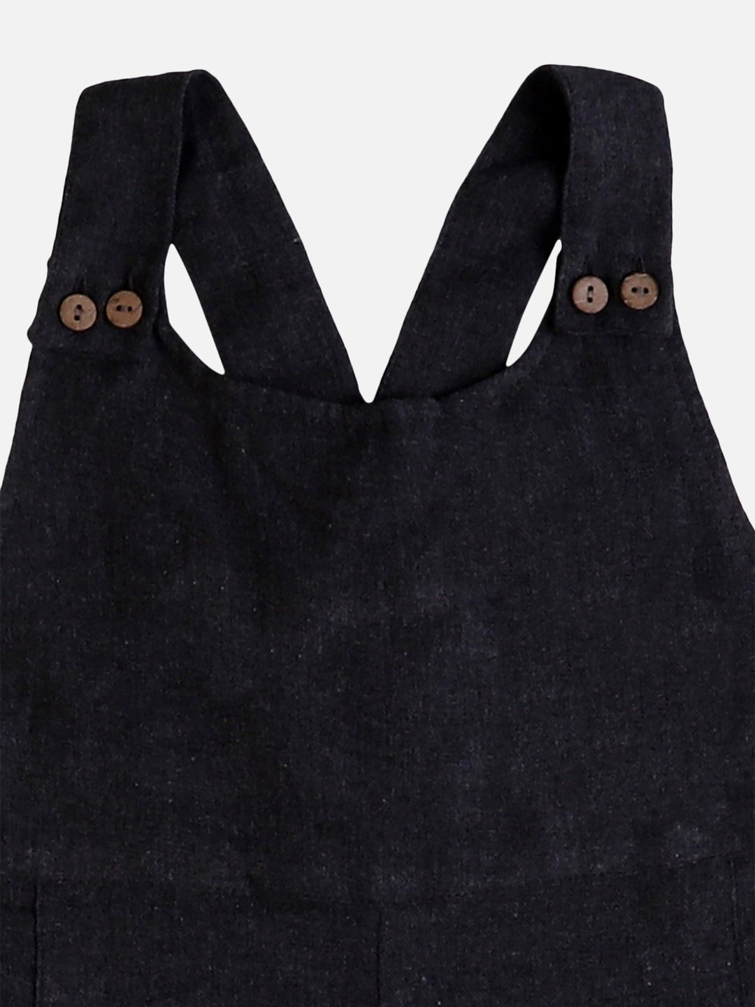 Girls Cotton Melange Jumpsuit – Grey – Kids Daywear Sets on Brown Living™. SKU: PG154_2. Img 3.