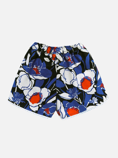 Girls Frost Top & Short Set White & Blue – Regular Fit Summer Outfit – Kids Daywear Sets on Brown Living™. SKU: PG120_1. Img 6.