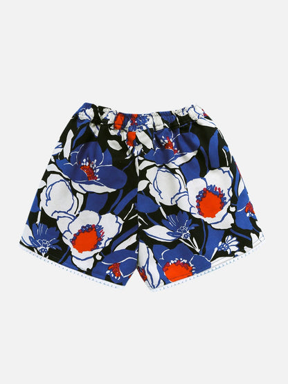 Girls Frost Top & Short Set White & Blue – Regular Fit Summer Outfit – Kids Daywear Sets on Brown Living™. SKU: PG120_1. Img 6.