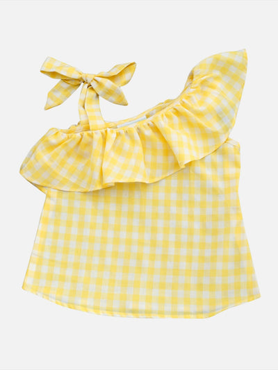 Girls Honeydew Set Regular Fit – Comfortable Stylish Outfit for Kids – Kids Daywear Sets on Brown Living™. SKU: PG142_1. Img 2.