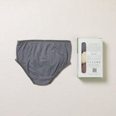 Girls Organic Briefs – Plant Dyed, Anti - Microbial (Pack of 3) – Kids Inner Wear on Brown Living™. SKU: BVG010MGBIG5. Img 7.