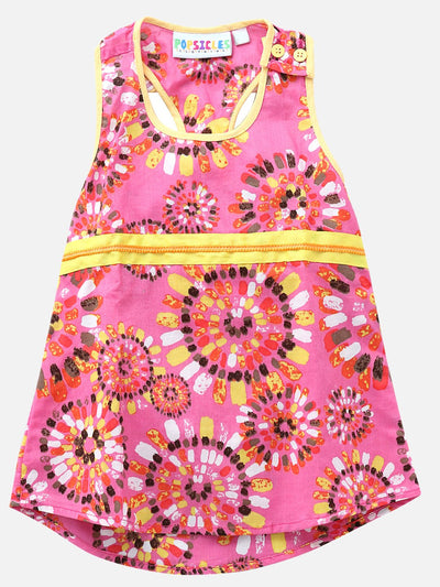 Girls Rouge Top & Shorts Set Regular Fit – Stylish Summer Outfit – Kids Shirts on Brown Living™. SKU: PG032_1. Img 2.