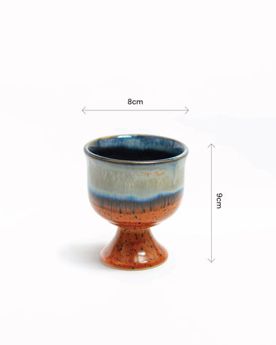 Glace Dessert Cup Set of 2 | Elegant Glassware for Serving Desserts – Serving Set on Brown Living™. SKU: MS-SRV-0023. Img 4.