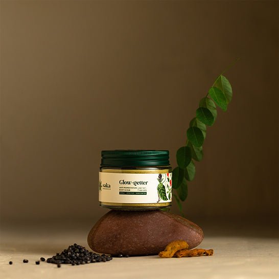 Glow - getter | Handmade Anti - Pigmentation Body Scrub (150gms) | Verified Sustainable by Brown Living™