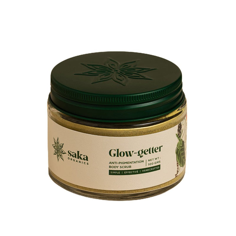 Glow - getter | Handmade Anti - Pigmentation Body Scrub (150gms) | Verified Sustainable by Brown Living™