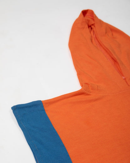 Go - With - The - Flow Tee | Bamboo Kaftan - Style Hoodie for Babies & Toddler – Kids Daywear Sets on Brown Living™. SKU: GWTFOF2. Img 9.