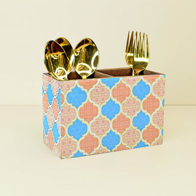 Gold Foil MDF Cutlery Holder – Kitchen Organizers on Brown Living™. SKU: MJ00149TA. Img 15.