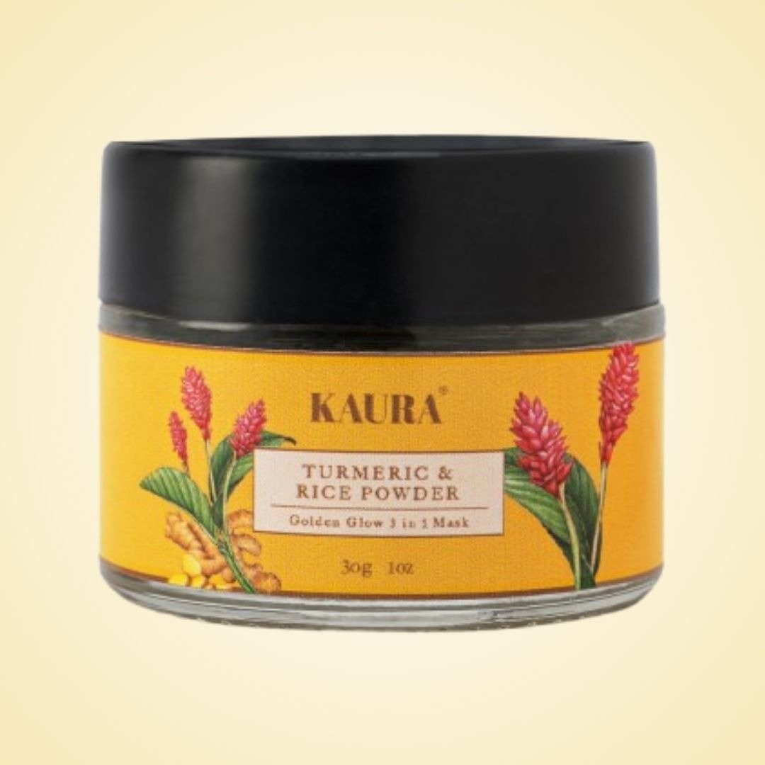 Golden Glow 3 - in - 1 Face Scrub for Bright & Clear Skin | 40g – Face Mask by Kaura available on Brown Living™. . SKU: KI351. Img 1.