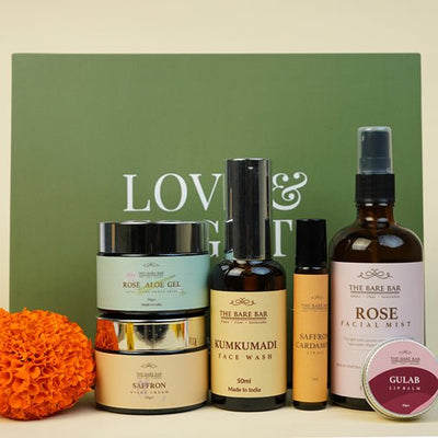 Golden Glow Kit - Handcrafted Natural Skin Care & Lip Care Hamper – Gift Giving on Brown Living™. SKU: TBB_GGK_8904450000000. Img 3.