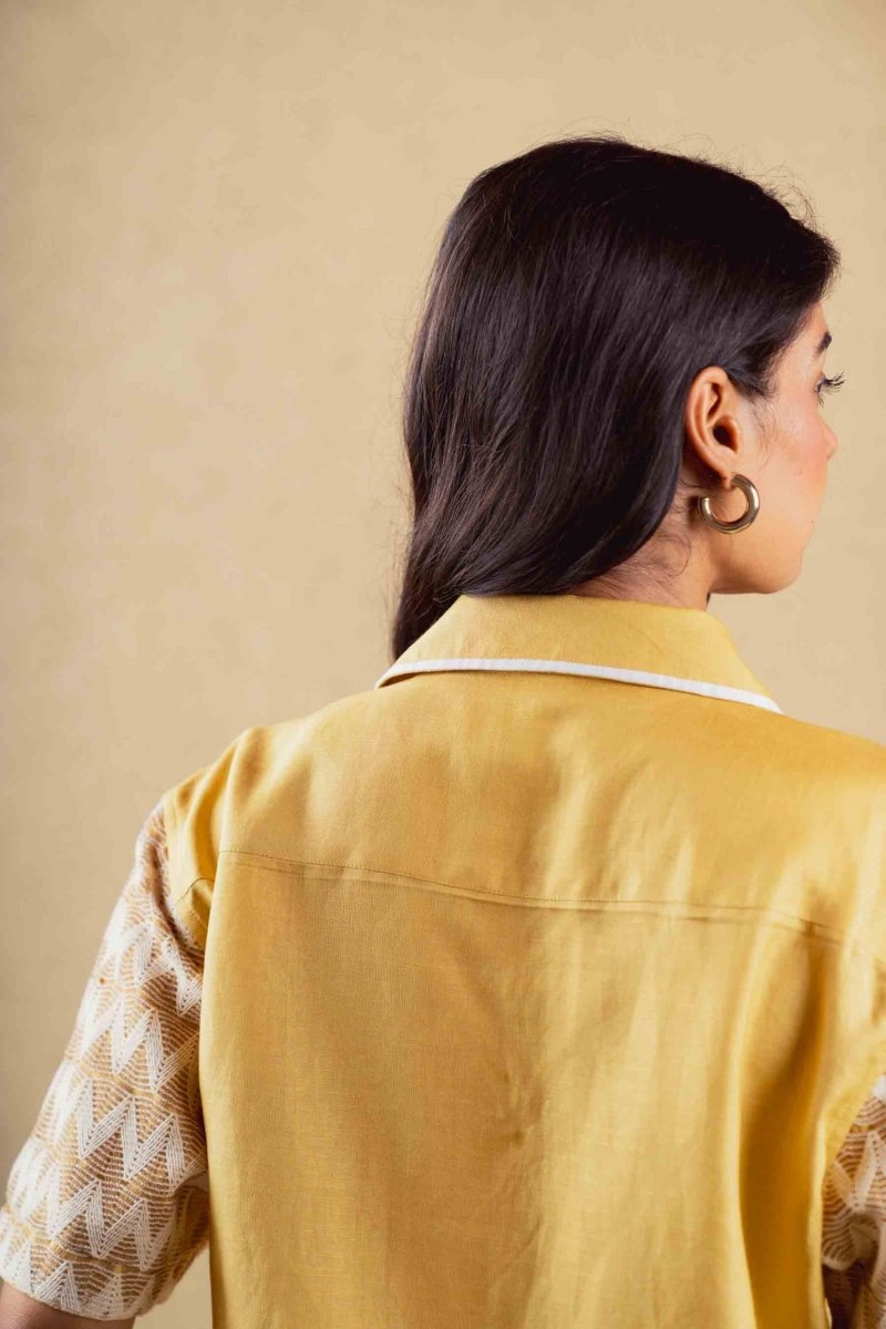 Golden Shirt - Mustard - Hemp Tencel | Verified Sustainable by Brown Living™