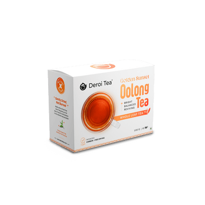 Golden Sunset Oolong Tea | Premium Whole Leaf | Assam Fresh | 100 gm – Tea on Brown Living™. SKU: DTO100. Img 5.