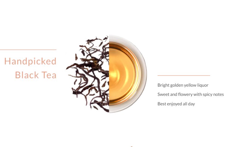 Golden Twirl Black Tea - 40g | Verified Sustainable by Brown Living™