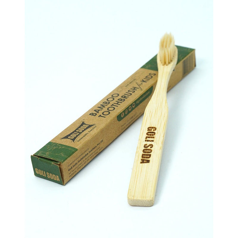 Bamboo Toothbrush For Kids (Pack of 1) | Verified Sustainable by Brown Living™