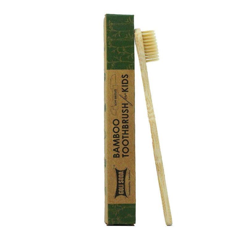 Bamboo Toothbrush For Kids (Pack of 1) | Verified Sustainable by Brown Living™