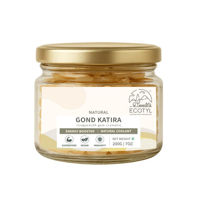 Gond Katira | Natural Cooling Gum | Supports Digestion | 200g – Health & Energy Drinks by Ecotyl available on Brown Living™. . SKU: ECOTYL00033. Img 5.