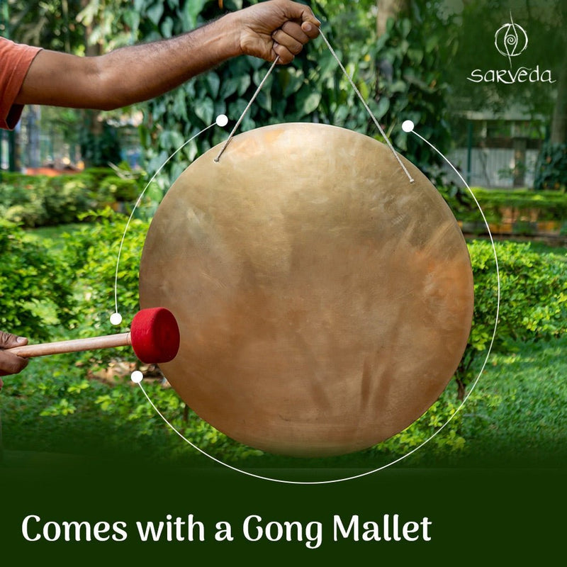 Gong - Plain - 20 inches | Verified Sustainable Musical Instruments on Brown Living™