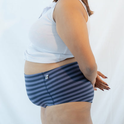 Grapes & Blueberries Boyshorts – Pack of 2 – Womens Accessories on Brown Living™. SKU: 004BAPeriwinkle - NavyXs. Img 5.