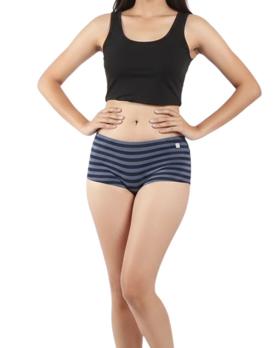 Grapes & Blueberries Boyshorts – Pack of 2 – Womens Underwear on Brown Living™. SKU: 004BAPeriwinkle-NavyXs. Img 2.