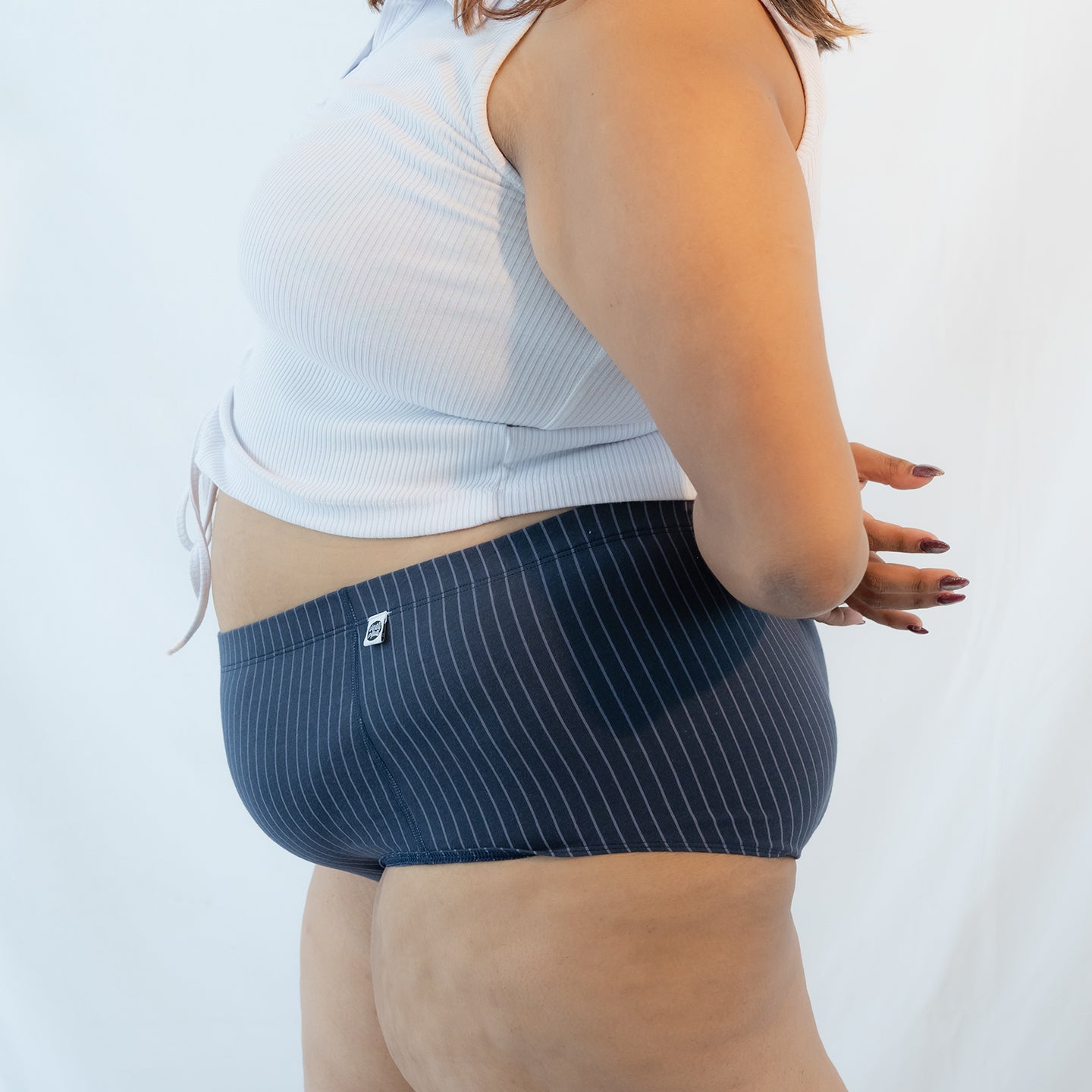 Grapes & Blueberries Boyshorts – Pack of 2 – Womens Accessories on Brown Living™. SKU: 004BAPeriwinkle - NavyXs. Img 4.