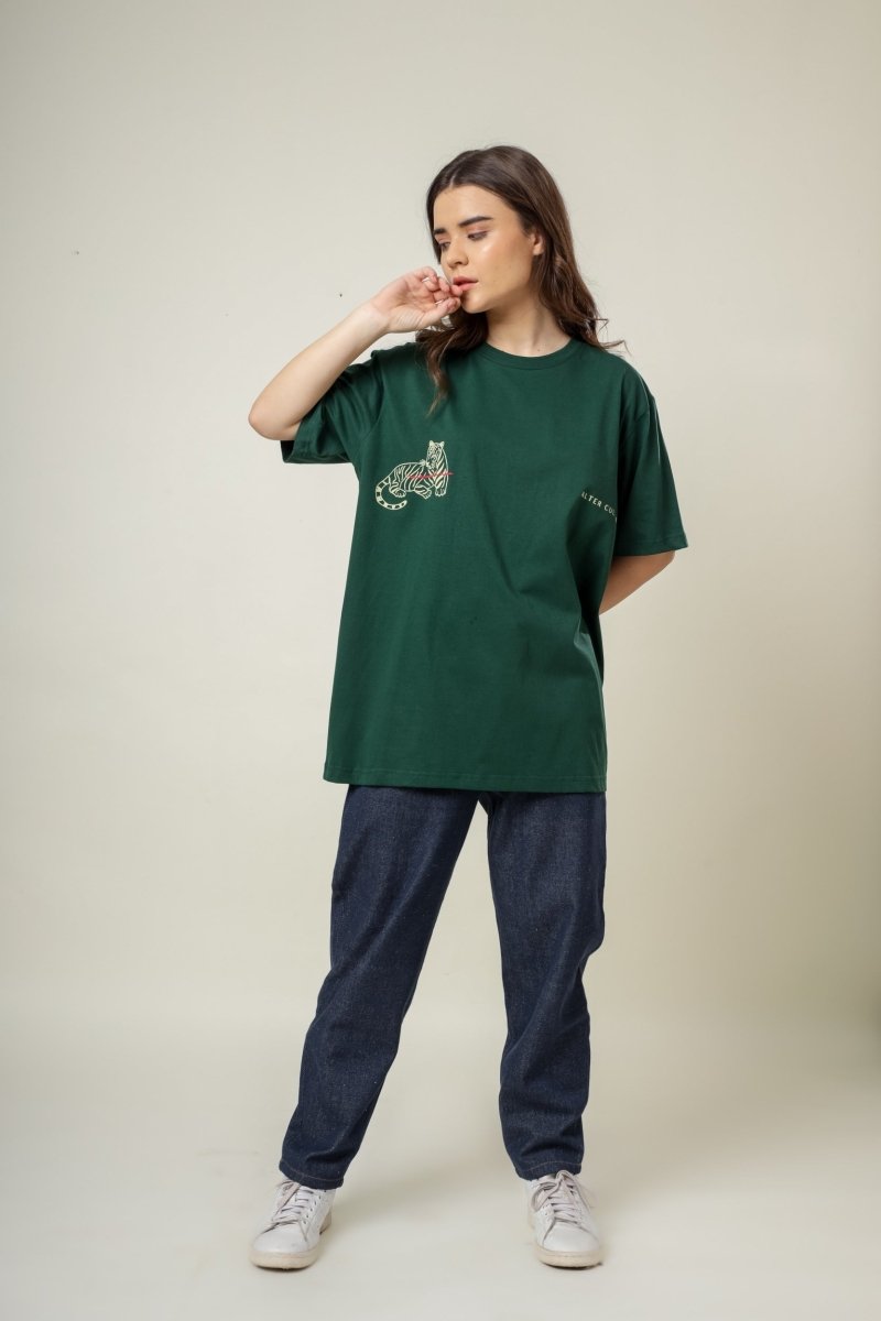 Green Alter Culture Organic Cotton T-Shirt | Verified Sustainable Womens T-Shirt on Brown Living™