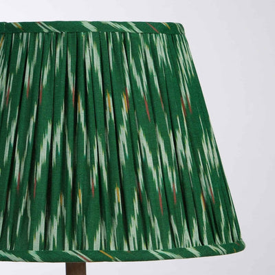 Green Ikat Empire Lampshade – Lamps & Lighting by Inara Home available on Brown Living™. M . SKU: IHLS0022 - M. Img 2.