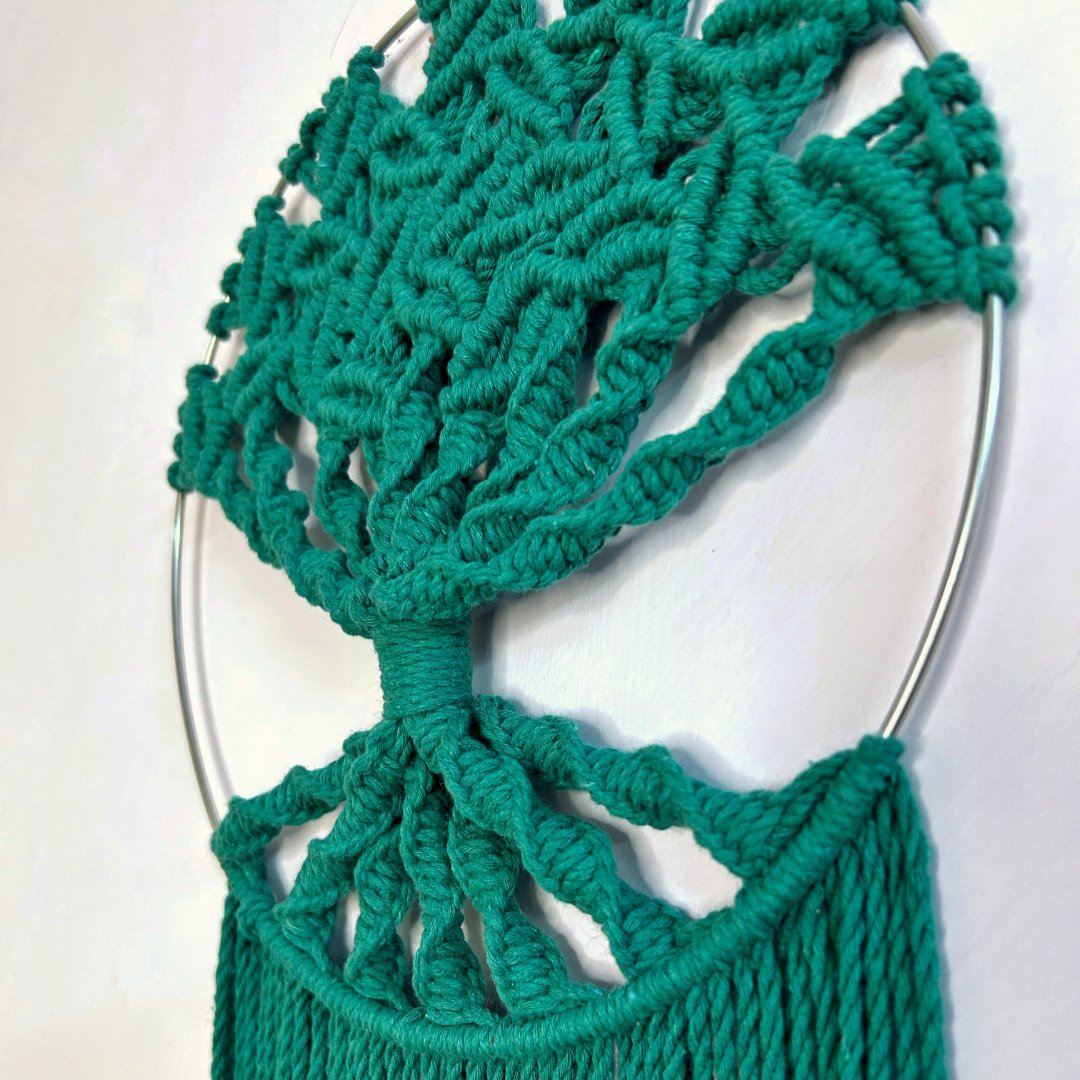 Green Macrame Tree of Life | Verified Sustainable by Brown Living™