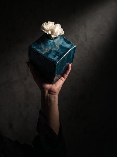 Groove Vase | Handcrafted Ceramic Vase – Vases on Brown Living™. SKU: GRVSE. Img 3.