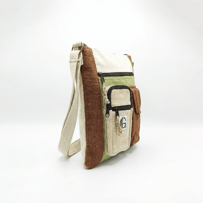 Grove Hemp Bag | Eco Friendly Sustainable Everyday Sling Bag – Womens Handbag on Brown Living™. SKU: OGSBGHC05. Img 2.