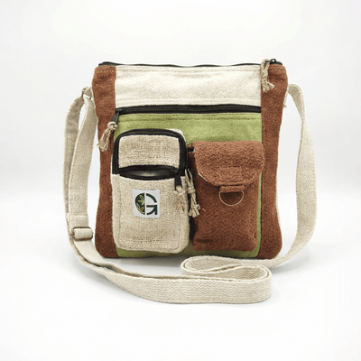 Grove Hemp Bag | Eco Friendly Sustainable Everyday Sling Bag – Womens Handbag on Brown Living™. SKU: OGSBGHC05. Img 1.
