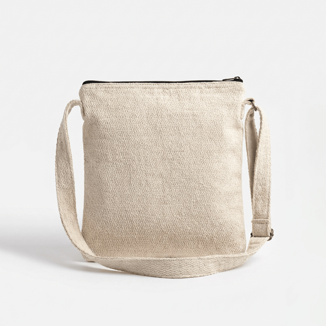 Grove Hemp Bag | Eco Friendly Sustainable Everyday Sling Bag – Womens Handbag on Brown Living™. SKU: OGSBGHC05. Img 3.