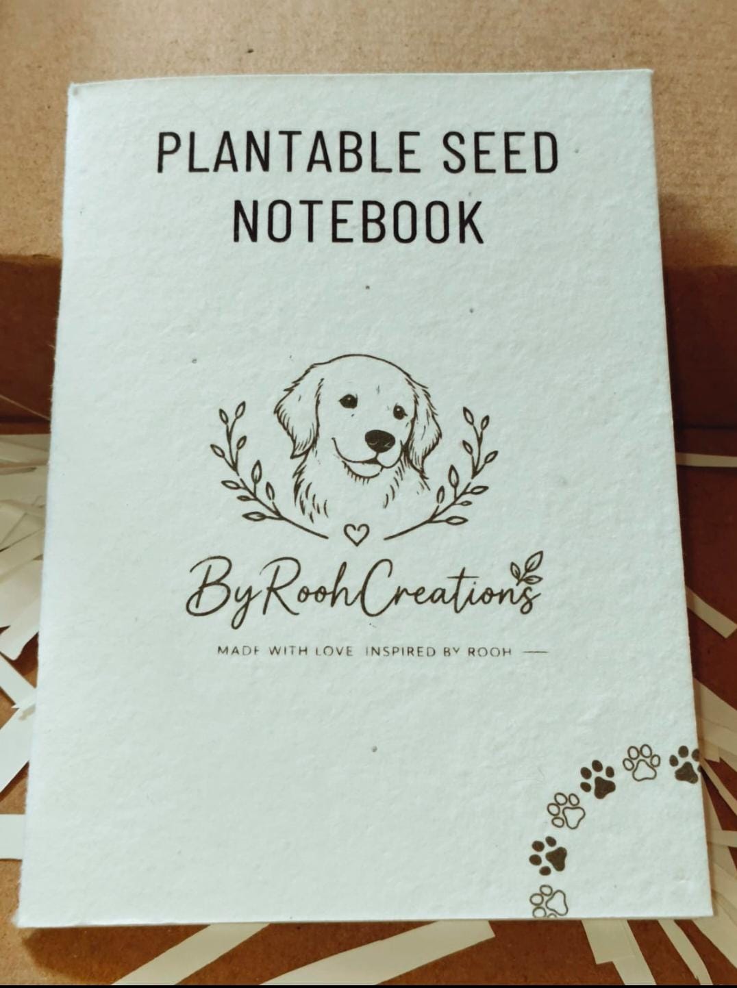 Grow Notes Plantable Seed Paper Notebook | Eco-Friendly Diary – Notebooks & Notepads on Brown Living™. SKU: BRC-ECO-PSN-01. Img 1.