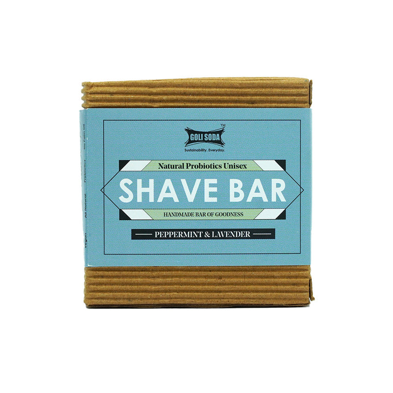 All Natural Probiotics Shave Bar - Peppermint & Lavender