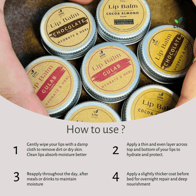 Gulab Lip Balm | For Pigmented & Chapped Lips – Lip Balms by Lilo Naturals available on Brown Living™. Pack Of 1 . SKU: SKU00001 - 1. Img 5.