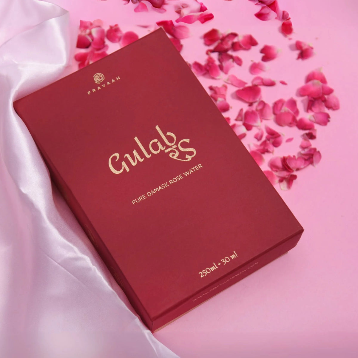 Gulab Ras – 100% Natural Rose Water | Preservative and Alcohol – Face Cleanser by Pravaah India available on Brown Living™. 50ml . SKU: PRAWEL02. Img 7.