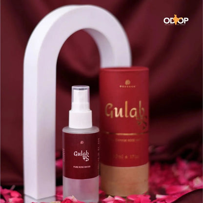Gulab Ras – 100% Natural Rose Water | Preservative and Alcohol – Face Cleanser on Brown Living™. SKU: PRAWEL03. Img 10.