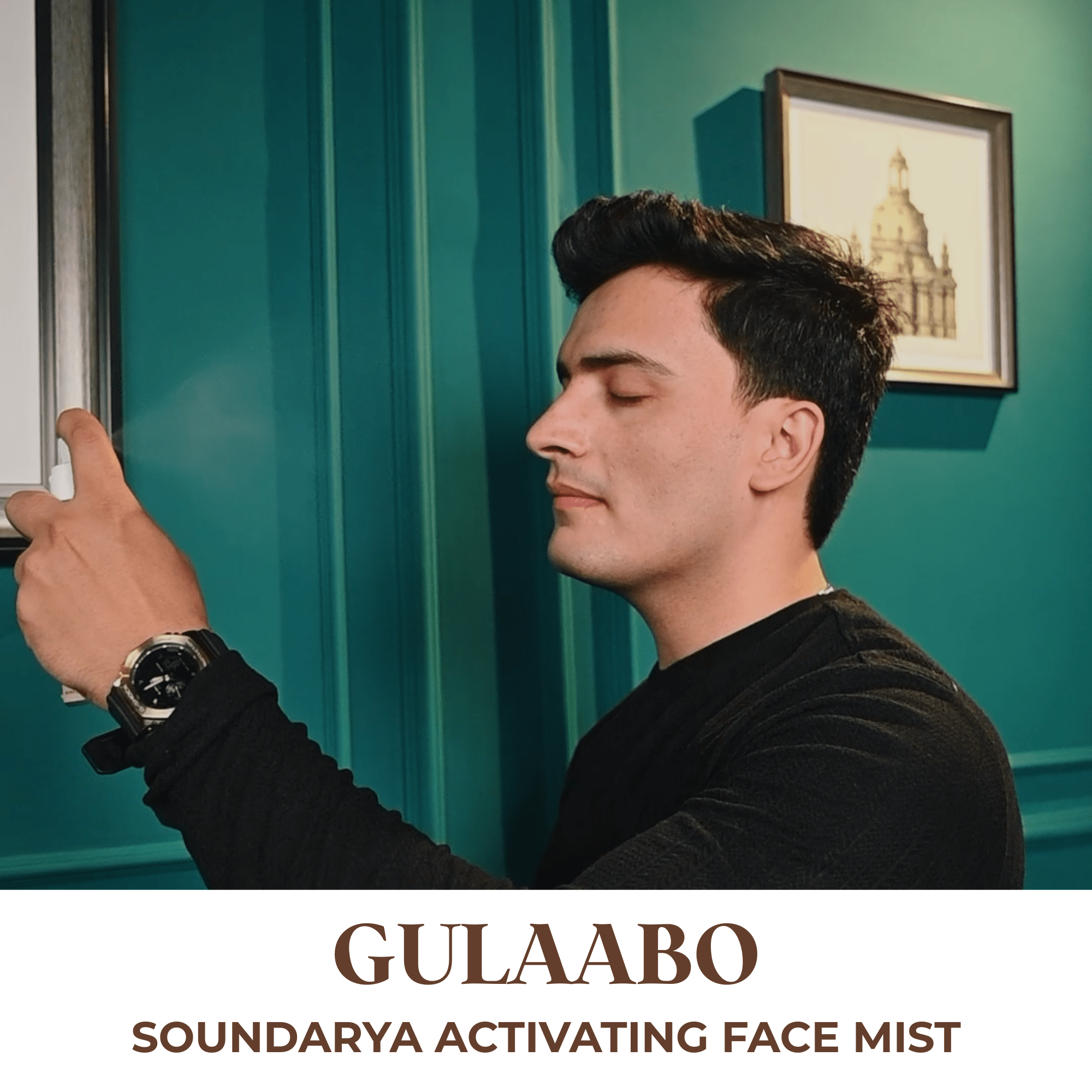 Gulabo - Soundarya Activating Face Mist – Face Toner on Brown Living™. SKU: ORG-FM-GULABO-100. Img 5.