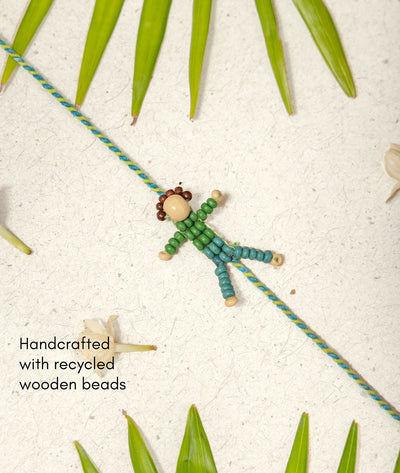 Gulmeher Disco Deewane Boy Rakhi | Handmade Designer Rakhi for Boys – Rakhi on Brown Living™. SKU: GUL-06. Img 3.