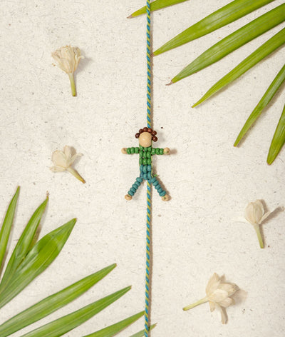 Gulmeher Disco Deewane Boy Rakhi | Handmade Designer Rakhi for Boys – Rakhi on Brown Living™. SKU: GUL-06. Img 4.