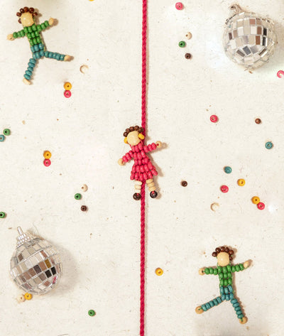 Gulmeher Disco Deewane Girl Rakhi | Handmade Designer Rakhi for Girls – Rakhi on Brown Living™. SKU: GUL-07. Img 1.