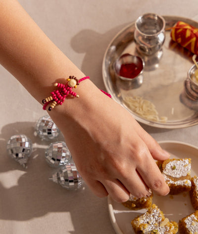 Gulmeher Disco Deewane Girl Rakhi | Handmade Designer Rakhi for Girls – Rakhi on Brown Living™. SKU: GUL-07. Img 2.