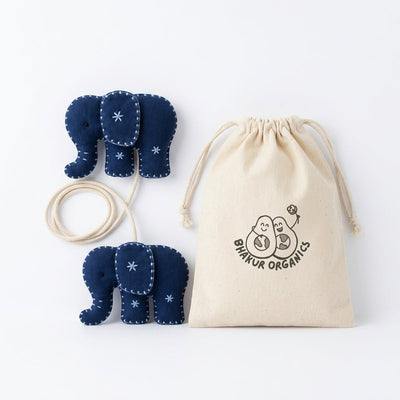 Haathi Elephant-Shaped Curtain Tieback for Home Decor – Curtain Holdbacks & Tassels on Brown Living™. SKU: BO01. Img 1.