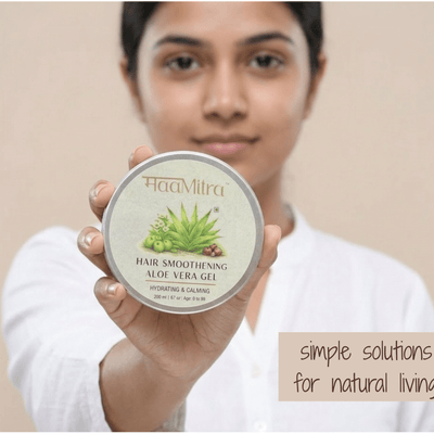 Hair Smoothening Aloe Vera Gel | Hydrating & Calming Natural Hair Gel – Hair Gel on Brown Living™. SKU: MM-HCG. Img 2.