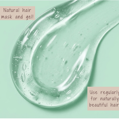 Hair Smoothening Aloe Vera Gel | Hydrating & Calming Natural Hair Gel – Hair Gel on Brown Living™. SKU: MM-HCG. Img 3.