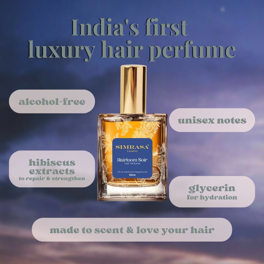 Hairloom Soir - Unisex Hair Perfume - 50g | For Evening | Verified Sustainable by Brown Living™