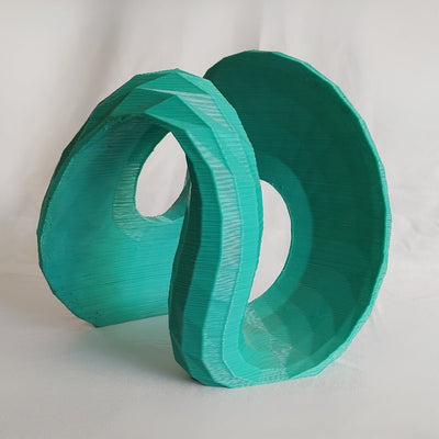 Halcyon Ubiquity Plant - Based Seafoam Green Sculpture – Home Decor on Brown Living™. SKU: HAUBEDPLAGA081. Img 2.