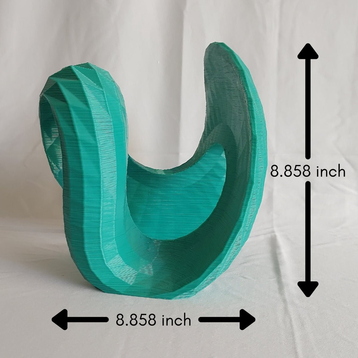 Halcyon Ubiquity Plant - Based Seafoam Green Sculpture – Home Decor on Brown Living™. SKU: HAUBEDPLAGA081. Img 5.