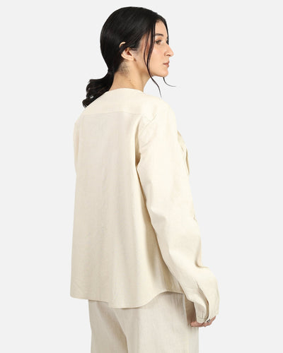 Half Moon Shirt – Stylish Casual Cotton Shirt with Modern Design – Womens Shirt on Brown Living™. SKU: ACB2026009. Img 7.