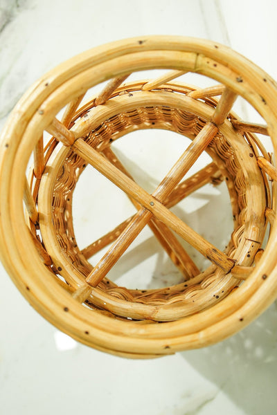 Half 'n' Half Planter Stand | Modern Two - Tone Plant Holder – Home & Garden on Brown Living™. SKU: SYMPS002. Img 2.