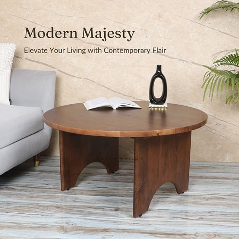 Halo - Handcrafted Mango Wood Coffee Table | Verified Sustainable by Brown Living™